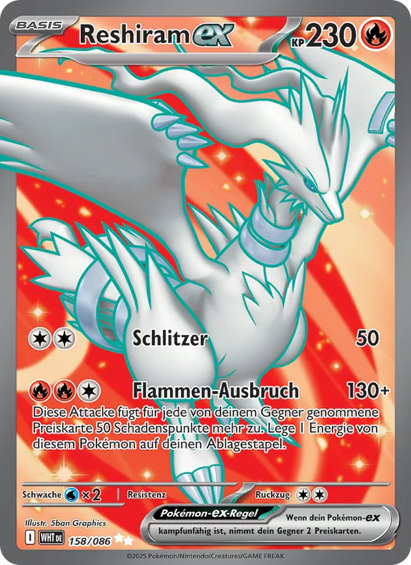 Reshiram-ex 158/086