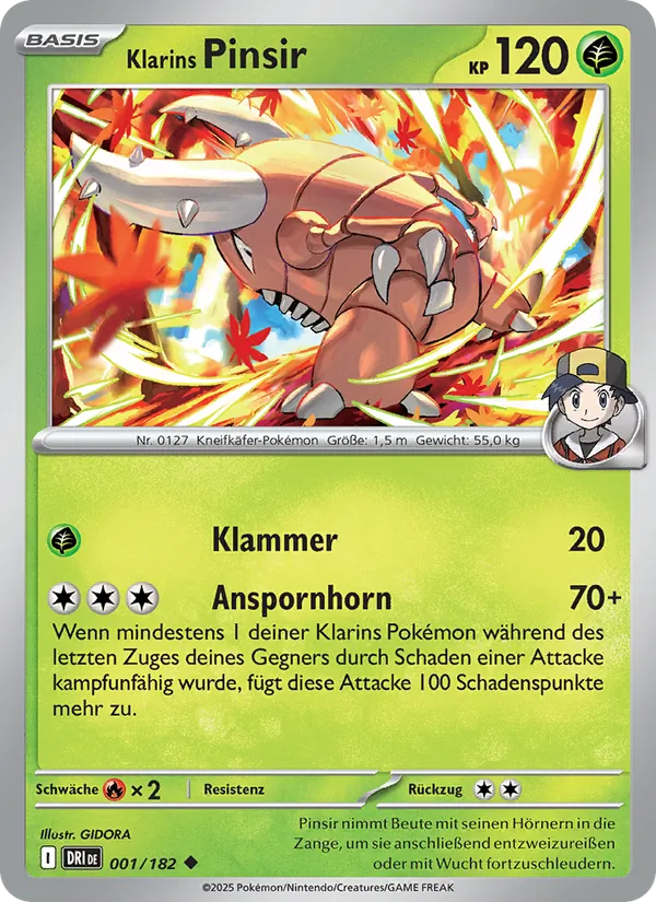 Klarins Pinsir 001/182