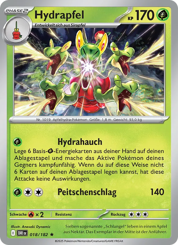 Hydrapfel 018/182