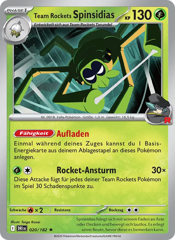 Team Rockets Spinsidias 020/182