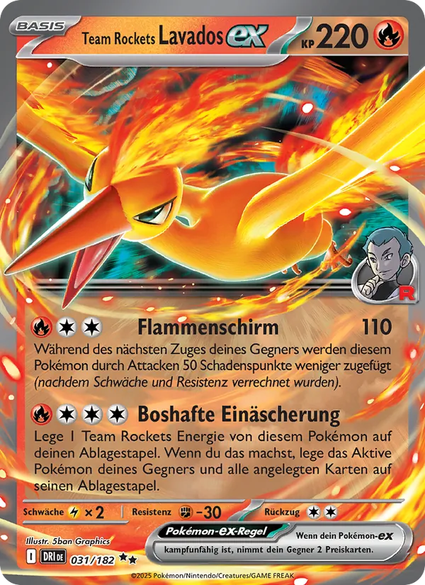 Team Rockets Lavados-ex 031/182