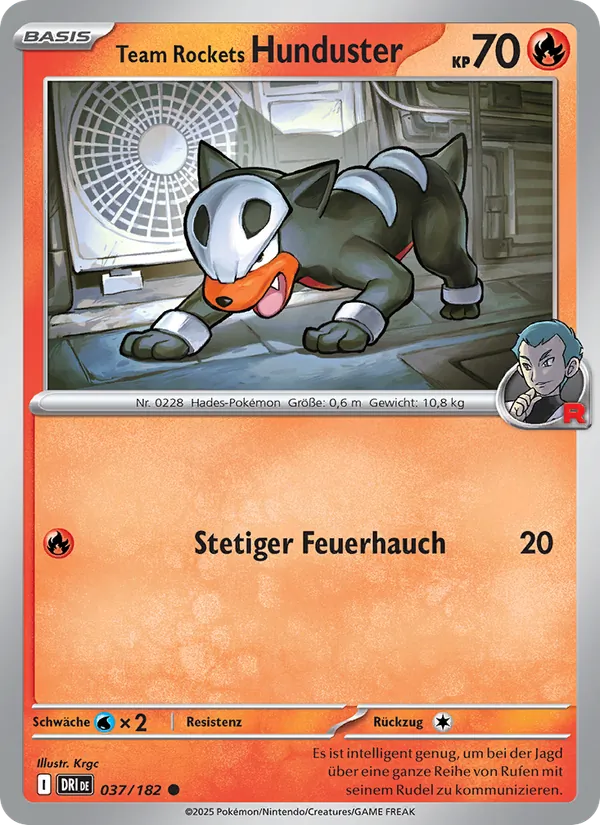 Team Rockets Hunduster 037/182