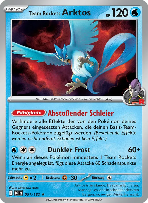 Team Rockets Arktos 051/182