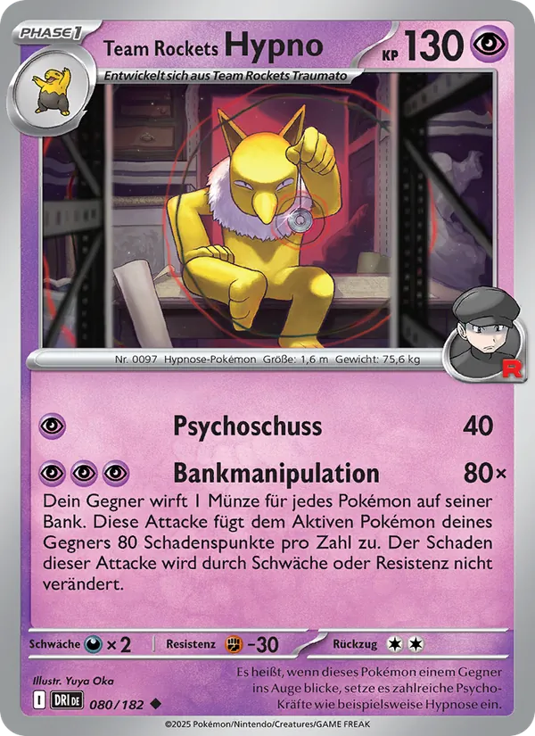 Team Rockets Hypno 080/182