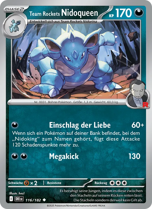 Team Rockets Nidoqueen 116/182