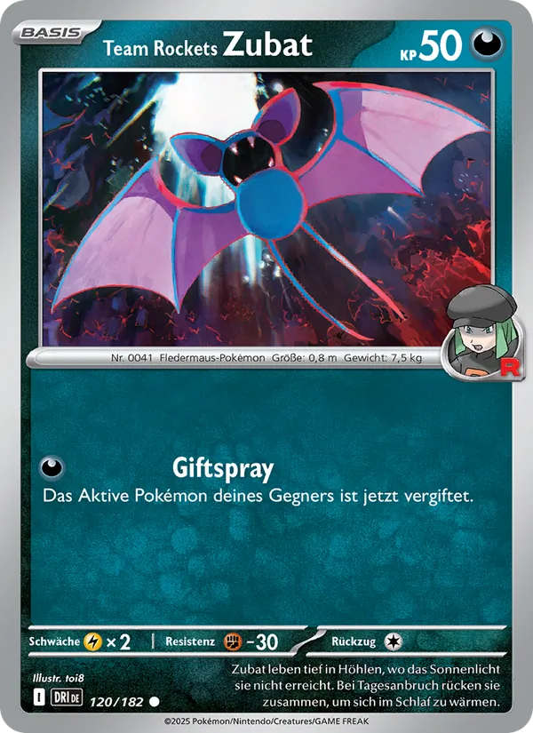 Team Rockets Zubat 120/182