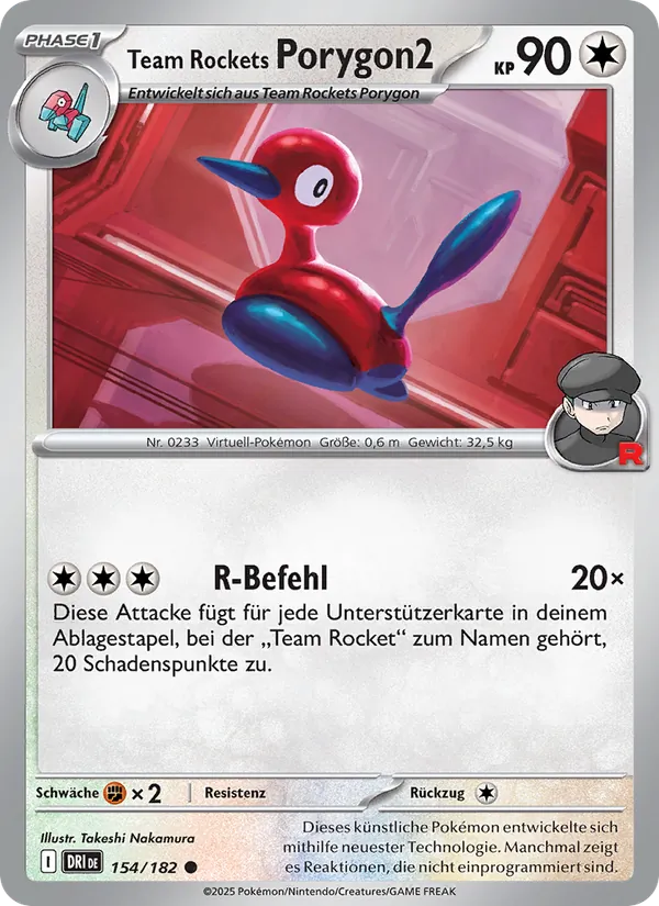 Team Rockets Porygon2 154/182