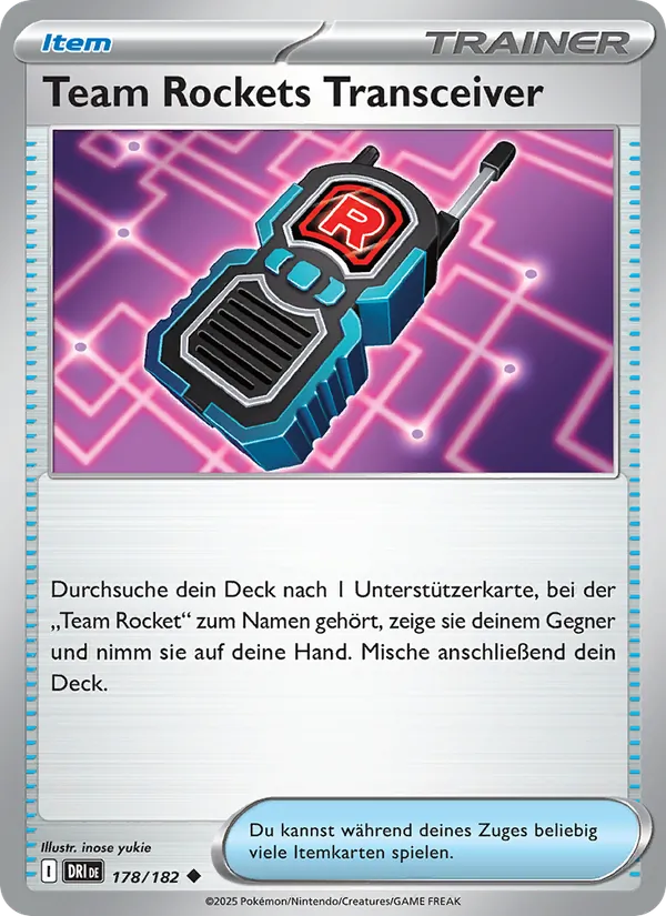 Team Rockets Transceiver 178/182