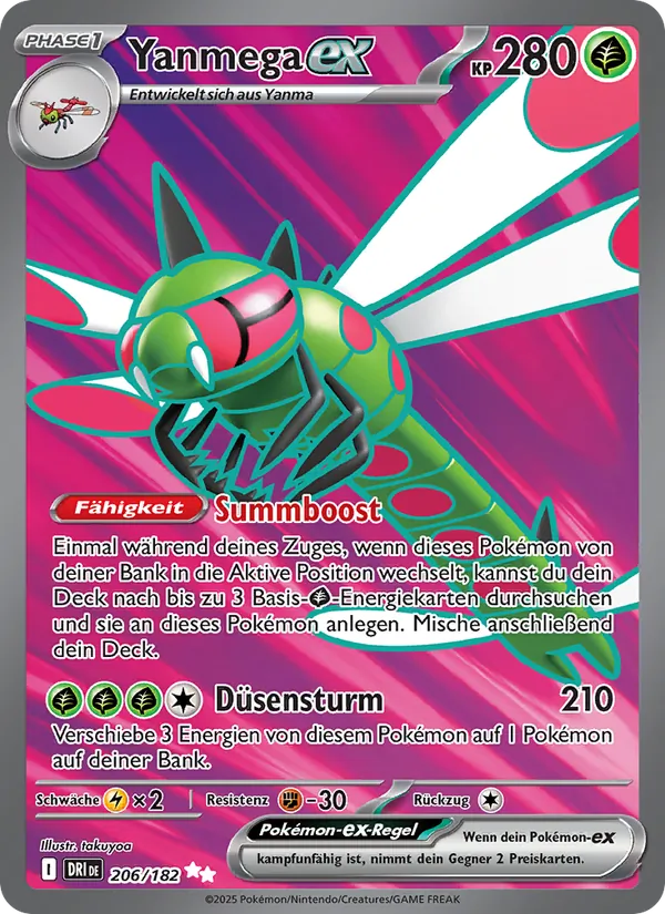 Yanmega-ex 206/182