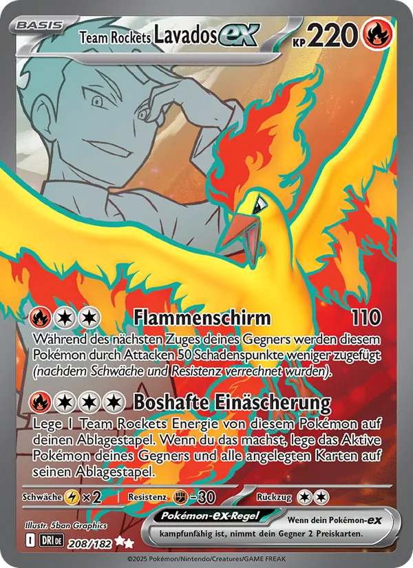 Team Rockets Lavados-ex 208/182