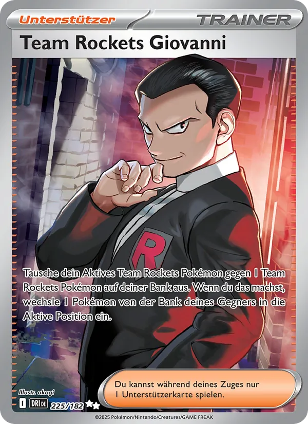 Team Rockets Giovanni 225/182