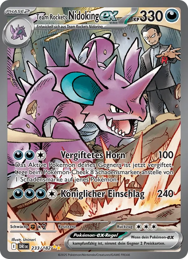 Team Rockets Nidoking-ex 233/182