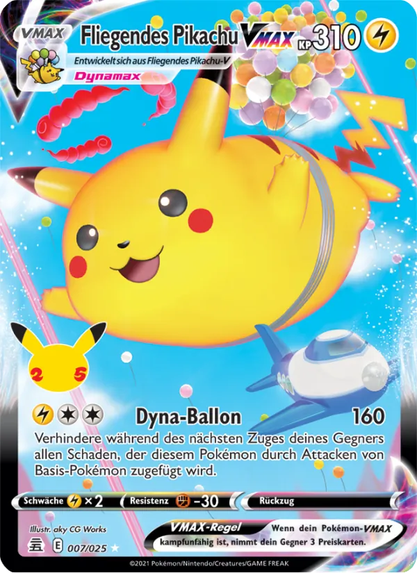 Fliegendes Pikachu VMAX 7/25