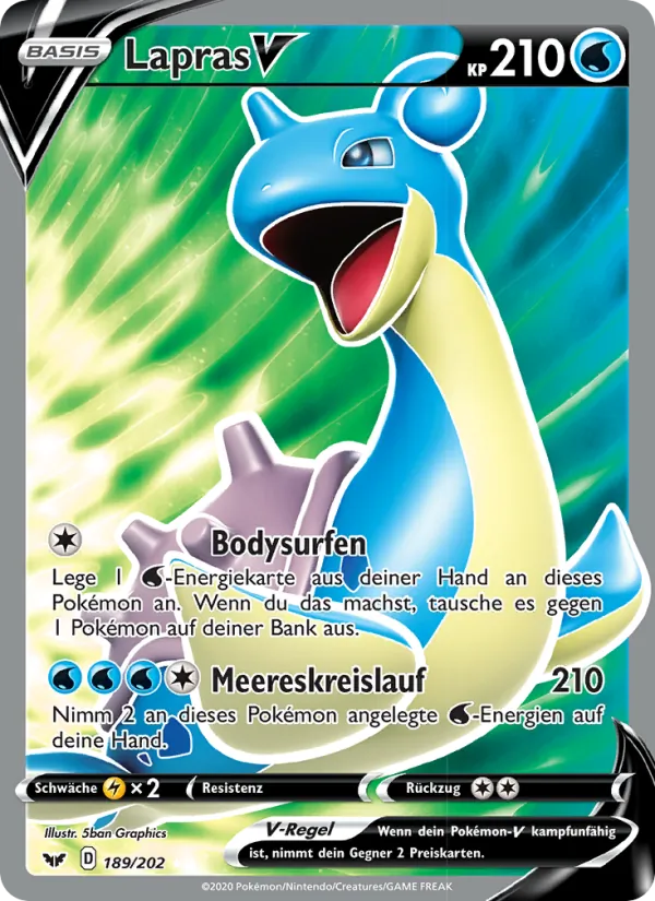 Lapras V 189/202