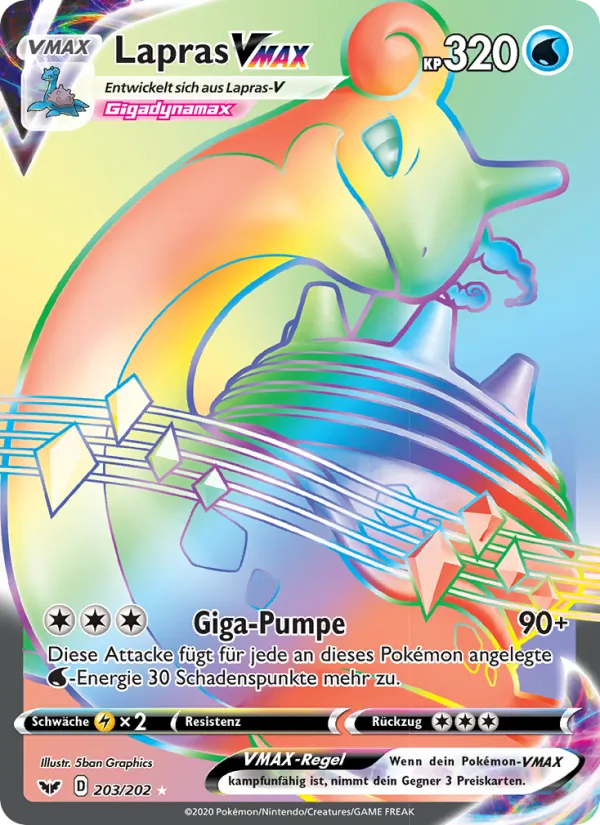 Lapras VMAX 203/202