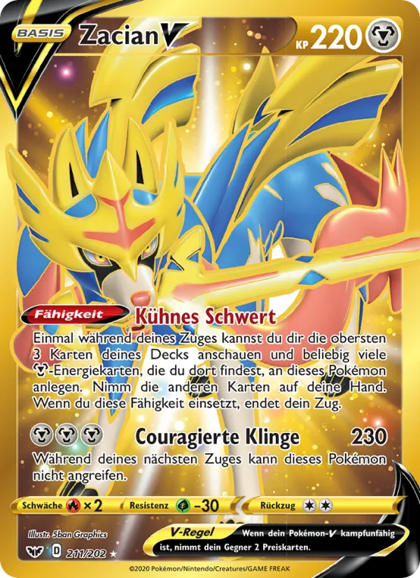 Zacian V 211/202