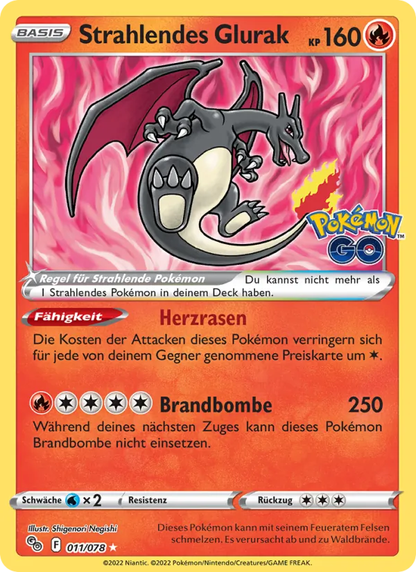 Strahlendes Glurak 011/078