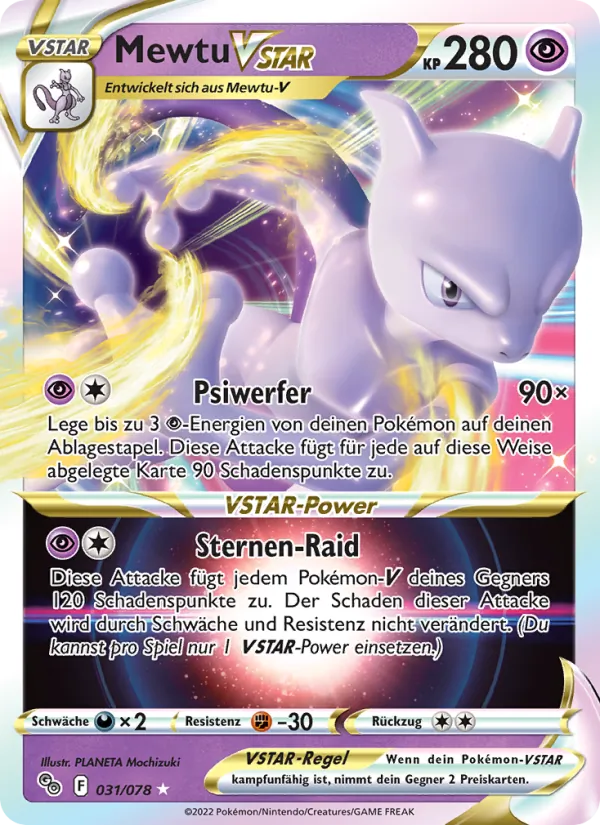 Mewtu VSTAR 031/078