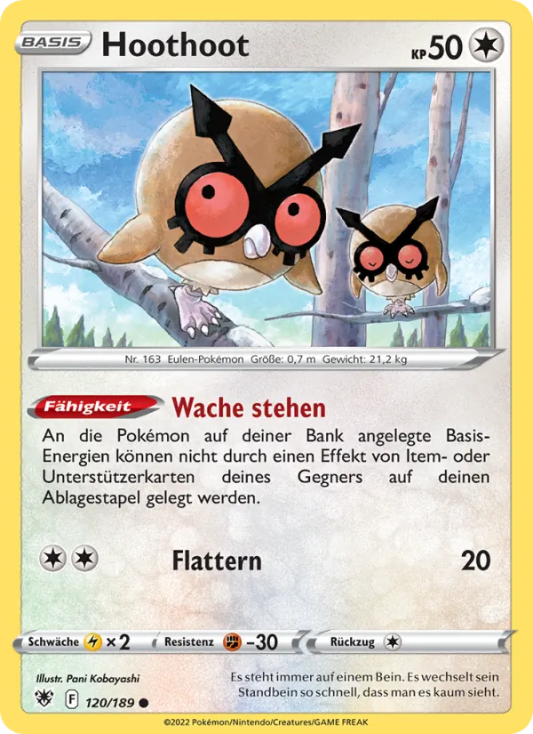 Hoothoot 120/189