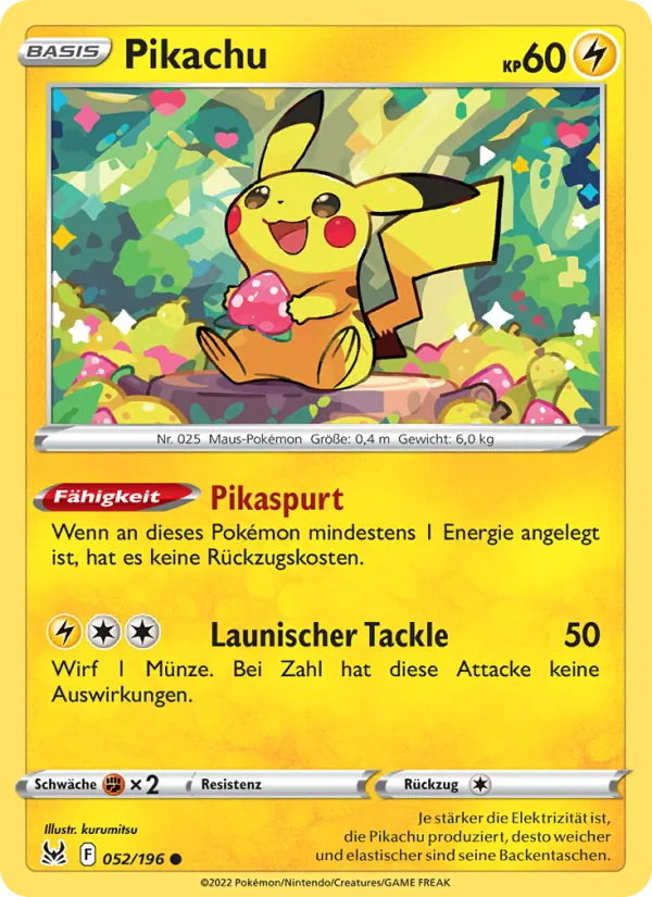 Pikachu 052/196