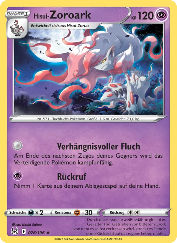 Hisui-Zoroark 076/196