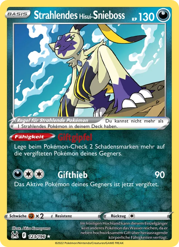 Strahlendes Hisui-Snieboss 123/196