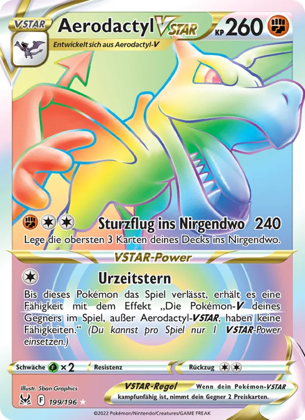 Aerodactyl VSTAR 199/196