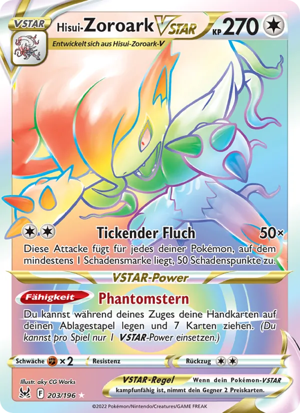 Hisui-Zoroark VSTAR 203/196