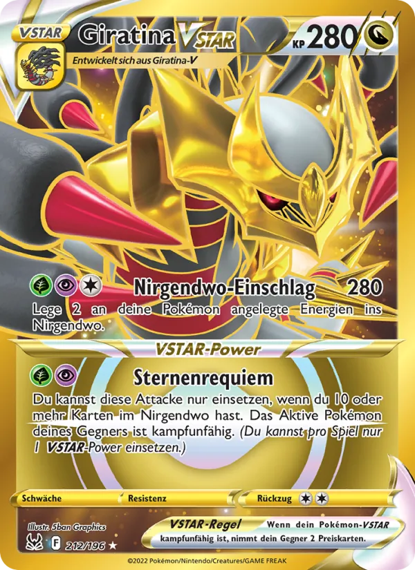 Giratina VSTAR 212/196