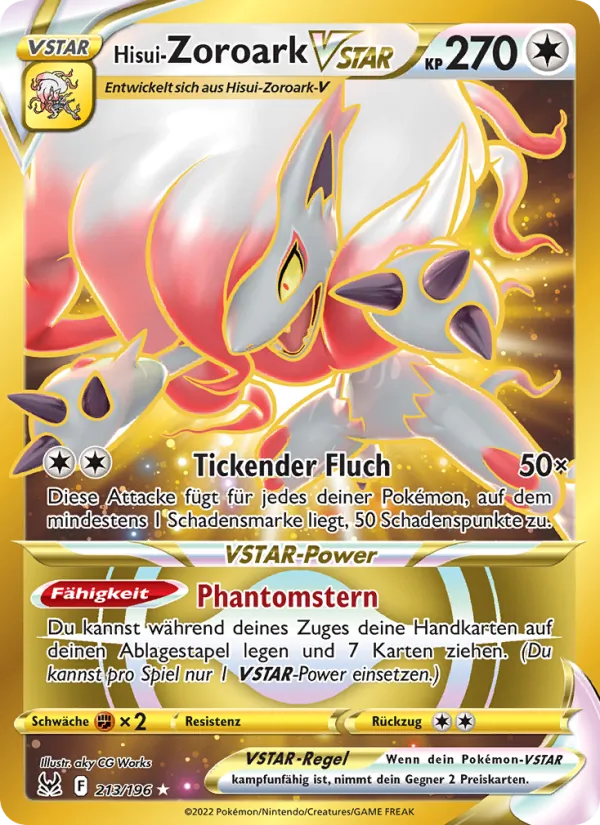 Hisui-Zoroark VSTAR 213/196