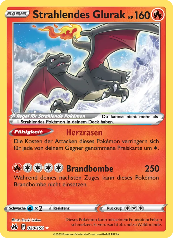 Strahlendes Glurak 020/159