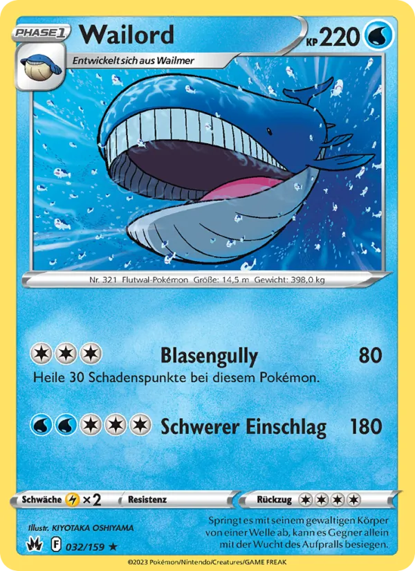 Wailord 032/159
