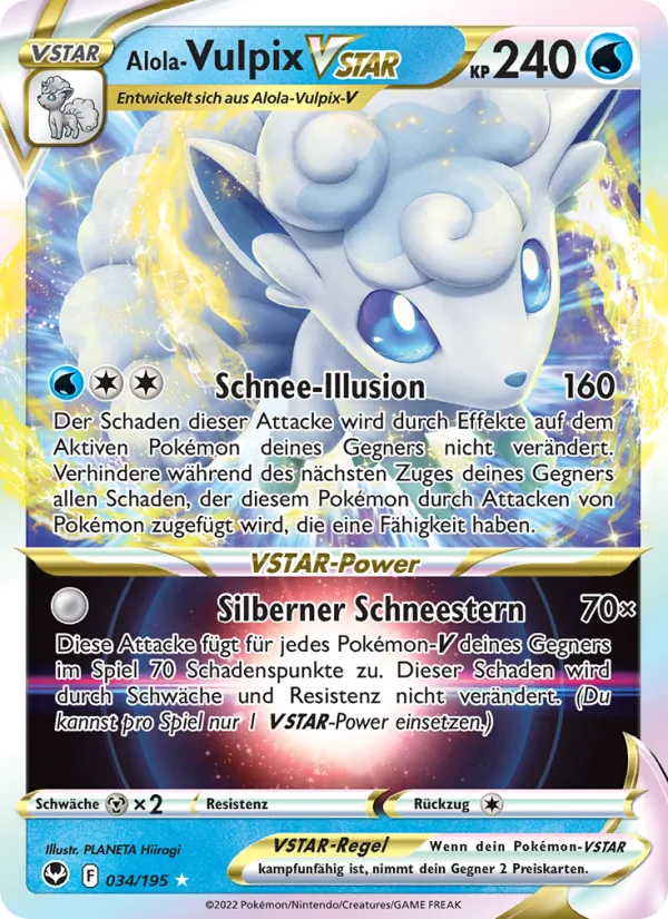 Alola Vulpix-VSTAR 034/195