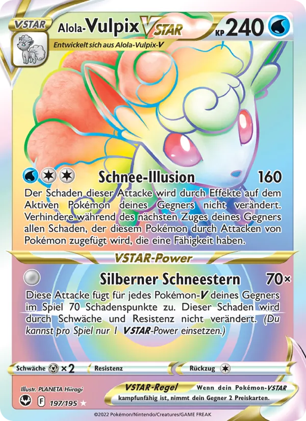 Alola Vulpix-VSTAR 197/195