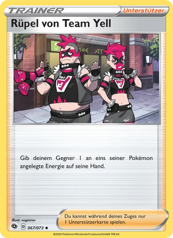 Rüpel von Team Yell 67/73