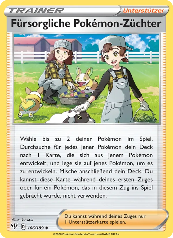 Fürsorgliche Pokémon-Züchter 166/189