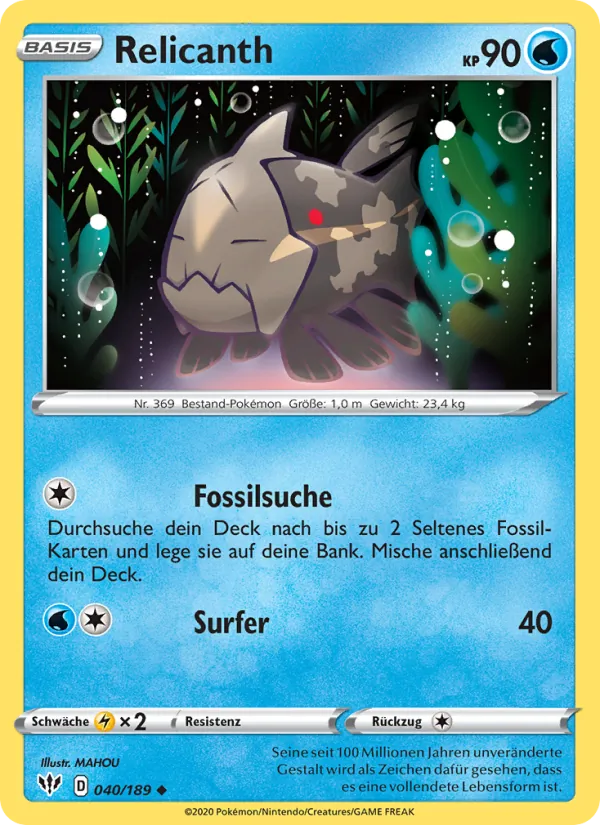 Relicanth 40/189