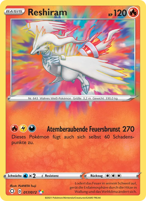 Reshiram 17/72