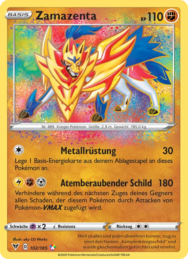 Zamazenta 102/185