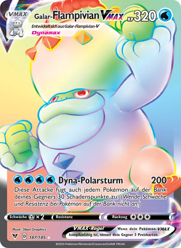 Galar-Flampivian VMAX 187/185