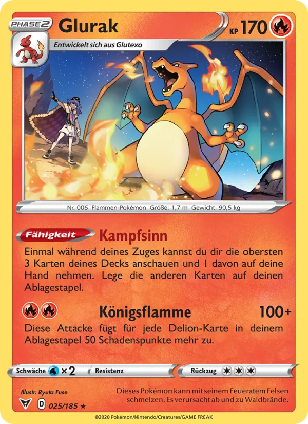 Glurak 25/185
