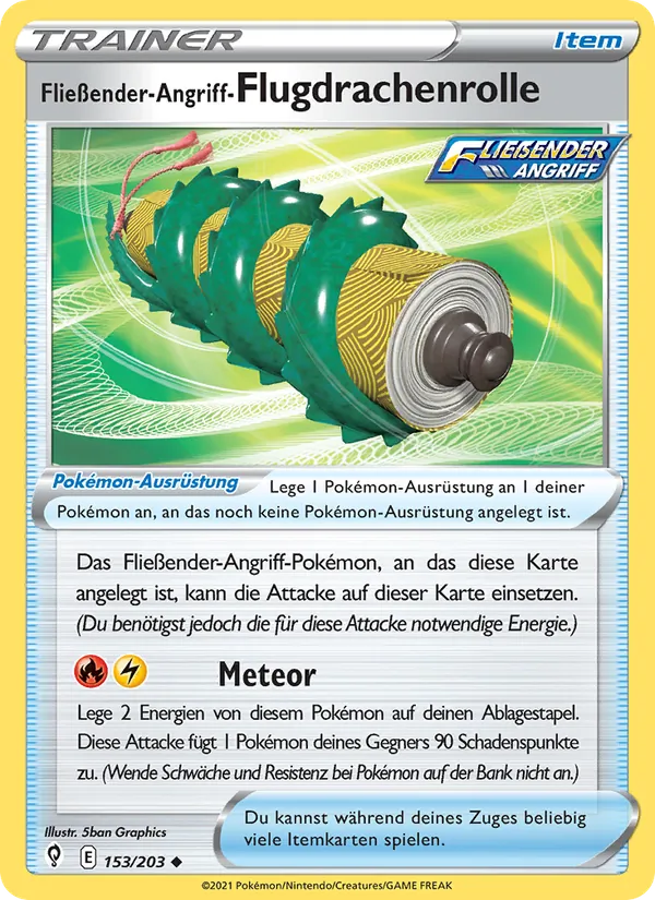 Fließender-Angriff-Flugdrachenrolle 153/203