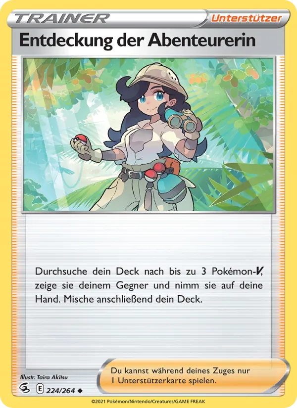 Entdeckung der Abenteurerin 224/264