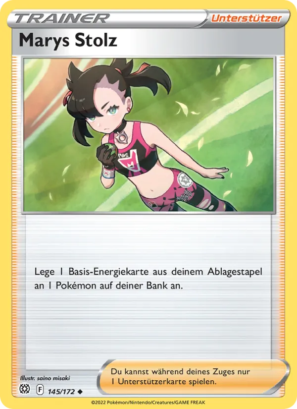 Marys Stolz 145/172