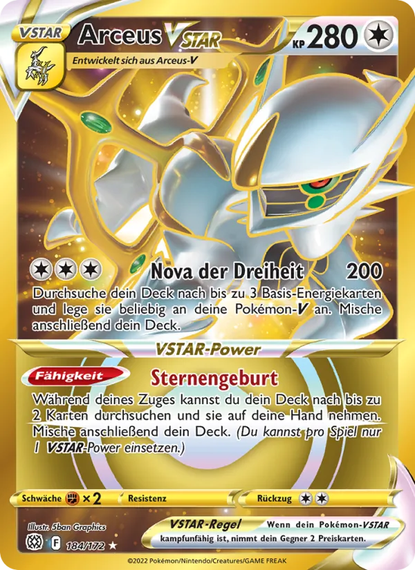 Arceus VSTAR 184/172