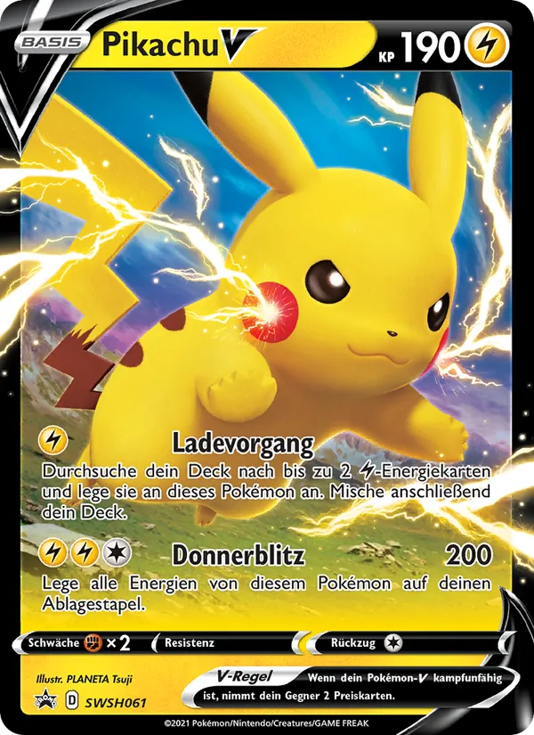 Pikachu V SWSH061