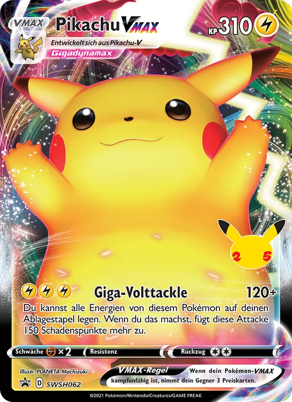 Pikachu VMAX SWSH062