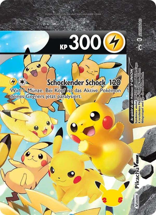 Pikachu V-UNION SWSH140