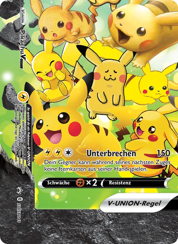 Pikachu V-UNION SWSH141