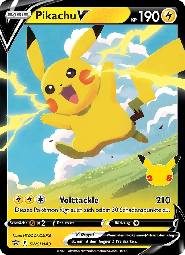 Pikachu V SWSH143
